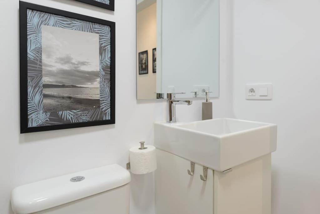 Estudio En Playa De Las Canteras Лас-Пальмас-де-Гран-Канария Экстерьер фото